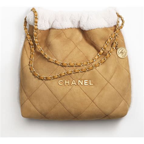 shearling chanel bag